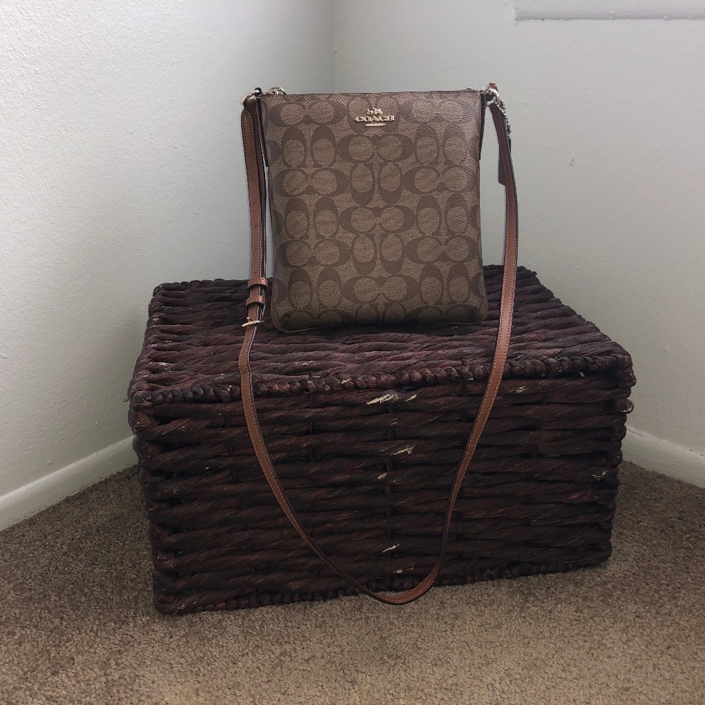 Coach North South Signature Crossbody